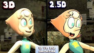 3D Vs. 2.5D Animation! [ SFM ]