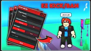 [ FE ] Owner Kick/Ban GUI Script - Ban/Kick Anyone like a Gigachad   | Roblox Scripts *2024*