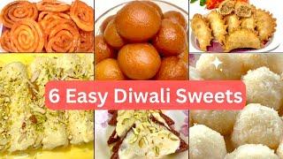 6 Must Try Diwali Sweets Recipe | Easy Diwali Sweets Recipe | Diwali Special Sweets