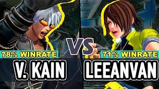 KOF XV ▰ VIOLENT KAIN (K'/Ryo/Rock) vs LEEANVAN (Ángel/Isla/Whip)