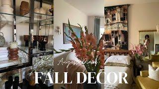 FALL VIBES! DIY Pumpkin Garland, Vintage Tapestry & more Fall Decorating.