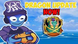 LIVE  DRAGON UPDATE / EQUAL TO HEAVENS / YOUTUBER TITLE  | Roblox Blox Fruits