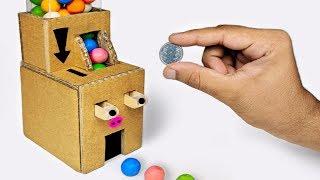 How to make Gumball Vending Machine using cardboard