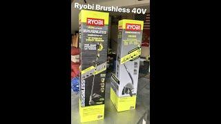 The New Ryobi 40v Brushless Trimmer Is Awesome!!