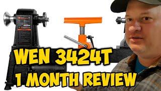 WOODTURNING REVIEW: WEN Wood Lathe 3424T ONE MONTH IN!