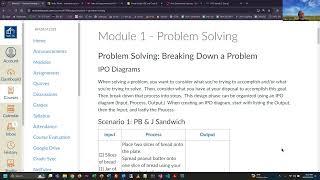 Intro to Programming in C# - Module 1 Lecture Part 1 - Problem Solving - Pseudocoding - Fall 2024