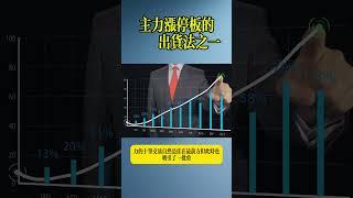 主力涨停板的出货法之一#台股#股市分析#股市教學#台股教學#K線#技術分析