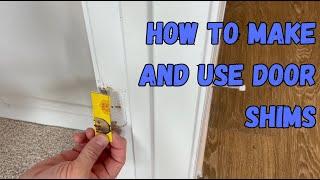 How to make and use door shims