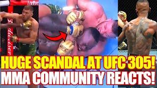 Huge UFC 305 SCANDAL, Israel Adesanya REACTS, MMA community on Du Plessis vs Adesanya, Gabi Garcia