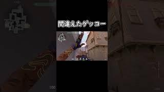 間違えたゲッコー【VALORANTネタ動画】#shorts