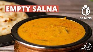 Empty Salna Recipe | Plain Salna | Parotta Salna | How to make Restaurant Style Salna | Cookd