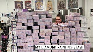 My Entire Diamond Painting Stash 2022