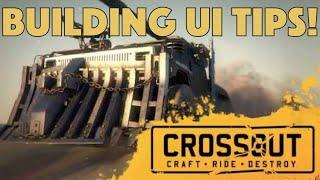 Crossout Building UI Tips