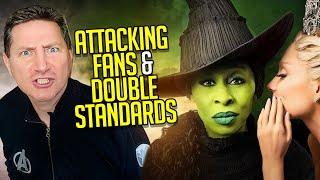 Wicked star immolates her own movie, Campea attacks Star Wars and Marvel fans?!