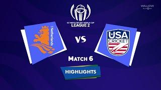 Highlights: Netherlands vs United States of America | ODI - NED vs USA