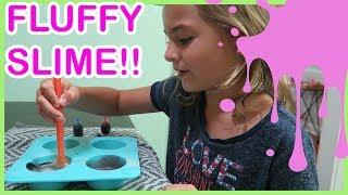 MAKING FLUFFY SLIME CUPCAKES!