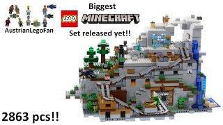 Lego Minecraft 21137 Die Berghöhle - Lego Speed Build Review