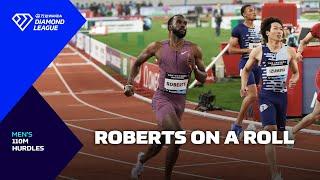 Daniel Roberts claims second successive win in Suzhou 110m hurdles - Wanda Diamond League 2024