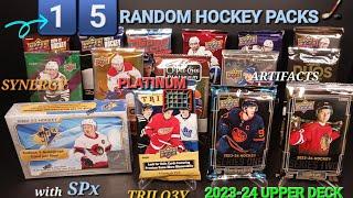 NOT JUST THE OILERS ARE ON THE BRINK! 15 RANDOM HOCKEY PACKS FROM 2023-24 THRU 2020-21#hockeycards