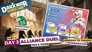 Dark War Survival: Alliance Duel [Part 4] Day 3 Tips and Guide - Troop Training