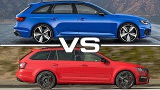 2018 Audi RS4 Avant vs 2018 Skoda Octavia RS245 Combi