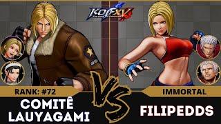 KOFXV⭐LAUYAGAMI (Terry/Hinako/Chizuru) vs FILIPEDDS (Blue Mary/O.Yashiro/Yashiro)⭐Ranked Match 09/24