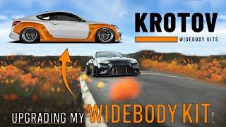 I bought a new widebody kit for my Genesis Coupe! (KROTOV widebody Kit)