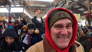 Having Fun at the Last Farmers Market of the Year (Rutabaga Curl!)