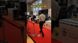 World Champion Gukesh's Walk of Supreme Confidence at Norway Chess ️#chess #gukesh #shorts