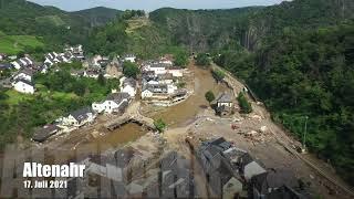 Altenahr nach der Flutkatastrophe am 17. Juli 2021