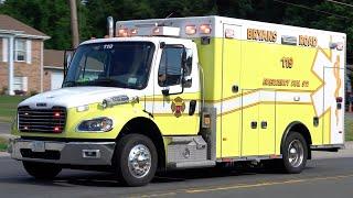 Bryans Road Volunteer Fire Department Ambulance 119 Responding