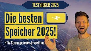 Photovoltaik Speicher 2025: Die effizientesten Stromspeicher für die Photovoltaikanlage -HTW Studie