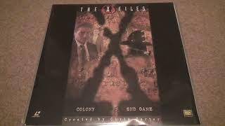 The X Files Colony And End Game Laser Disc Unboxing