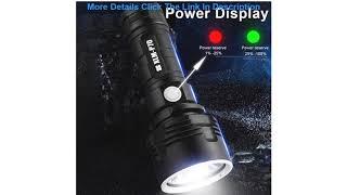 Deal Super Powerful LED Flashlight USB Rechargeable Waterproof Lamp Ultra Bright Lantern Battery Ou