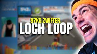 Loch Loop Scotland on Zwift 4 Laps (Sped up)