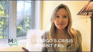 Wells Fargo's Crisis Management Fail