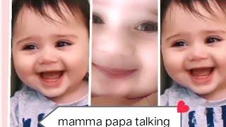 cute and funny baby's ️ papa mamma love️ talking #papalovers #cute #baby #funnymonkey