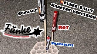 Funke Salut Raketen vergleich        Schwarz|Rot|Blau