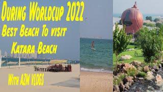 Best Beach to Visit In Qatar | Katara Beach | AZM VLOGS