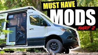 Van Life UPGRADES You Didn't Know You NEEDED! Winnebago Revel Adventure Van