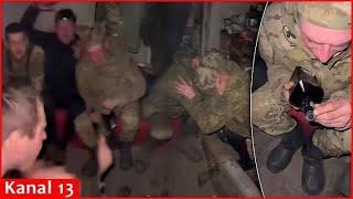 Putin's drunk soldiers party on the battlefield