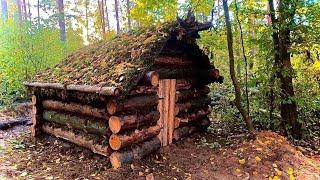 Building a two-story dugout for the winter