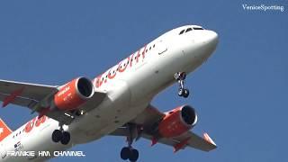 Plane spotting compilation | Airplanes traffic control with several landings and takeoffs