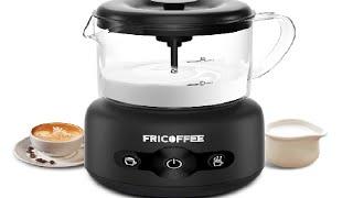 Electric Milk Frother Fricoffee Milk Steamer Hot and Cold Foam Maker Review, Good and bad points