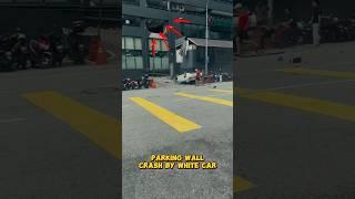 Wall crash #viralvideo #automobile #live