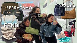 WHAT'S NEW?!* 2025 Luxury Shopping Vlog ft. Ferragamo, Gucci, Prada etc.