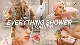 MY EVERYTHING SHOWER routine: уход за волосами, лицом и телом | моя полная ВАННАЯ РУТИНА