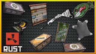 Rust Skins | Teddy Bear Rug, Pixel Garage Door, No Mercy Bolt #160 (Rust Skin Preview)