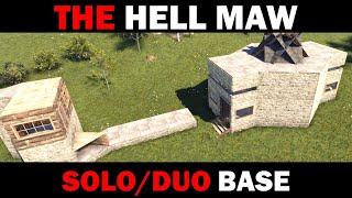 The Hell Maw | Solo/Duo Base with Trapped, Unlootable Loot Room Core | Rust Building 3.2