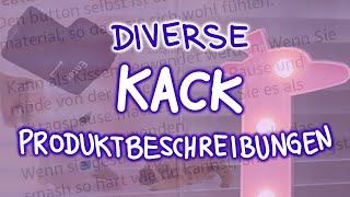 Diverse Kack Produktbeschreibungen